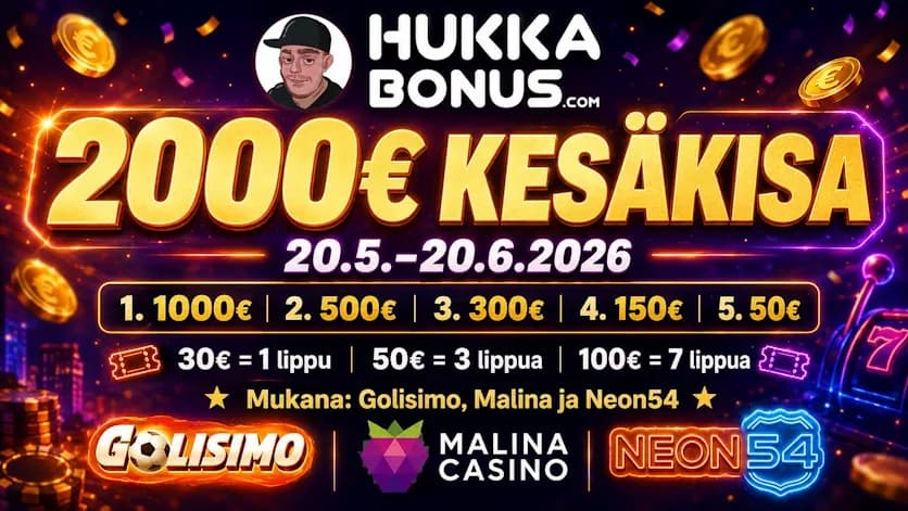 Hukkaw Kesäkisa Banneri Hukkabonus