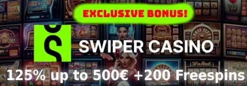 Swiper Exclusive Bonus Casino Banner