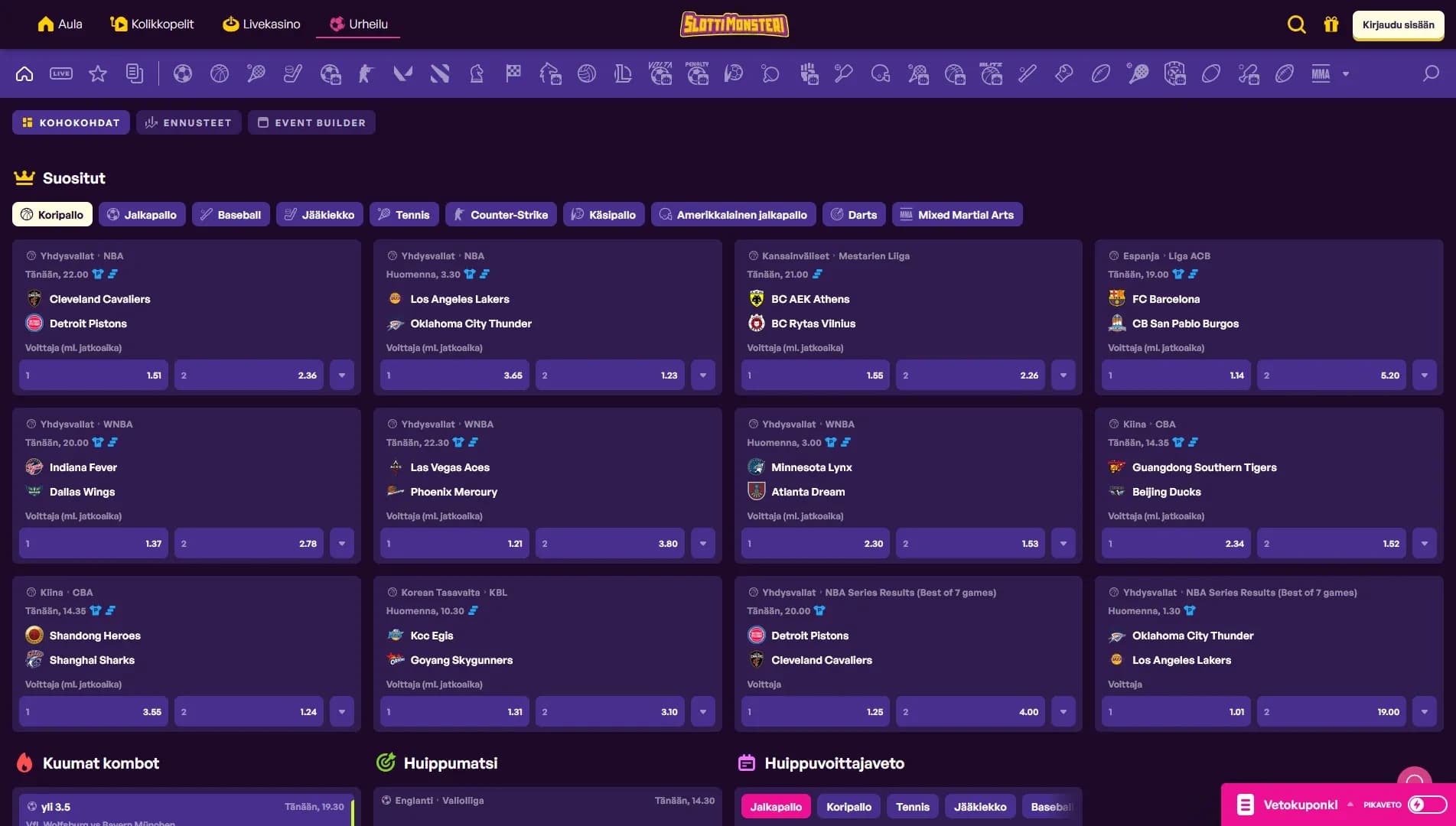 Slottimonsteri casino arvostelu 2026 Kuvankaappaus 2