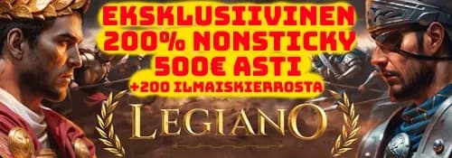 Legiano Casino Eksklusiivinen Tarjous