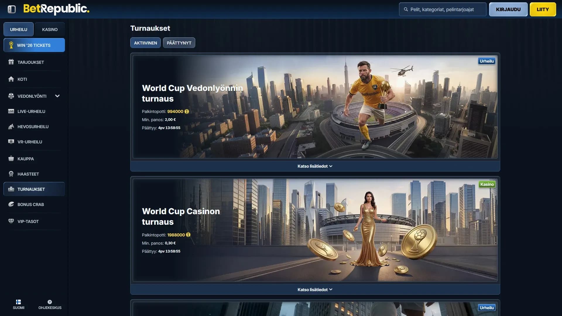 BetRepublic Kuvankaappaus 1