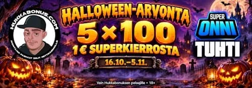 Hukkabonus Halloween Arvonta