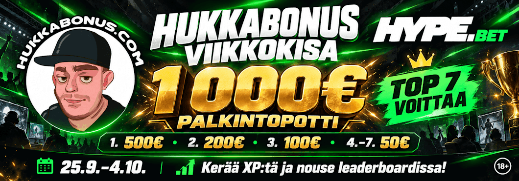 Hybebet Viikkokisa logo Hukkaw Hukkabonus