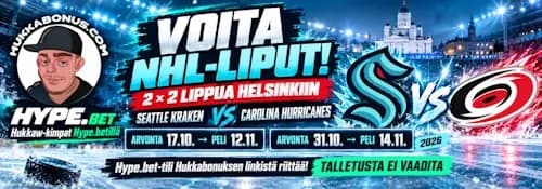 Hype.bet Hukkabonus NHL Arvonta