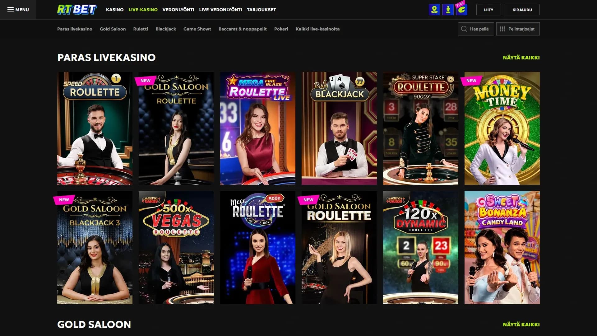 RTBet Casino Arvostelu Kuvankaappaus 2