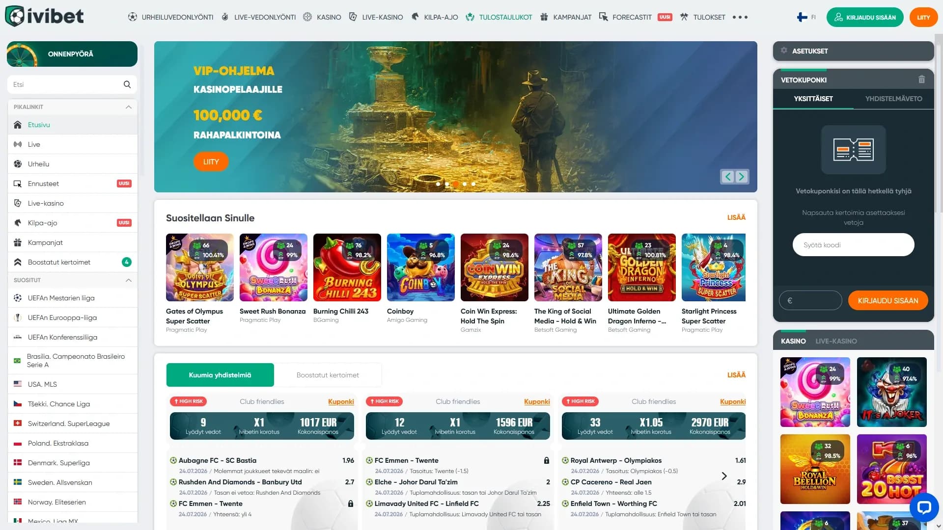 Ivibet Casino arvostelu 2026 Kuvankaappaus 4